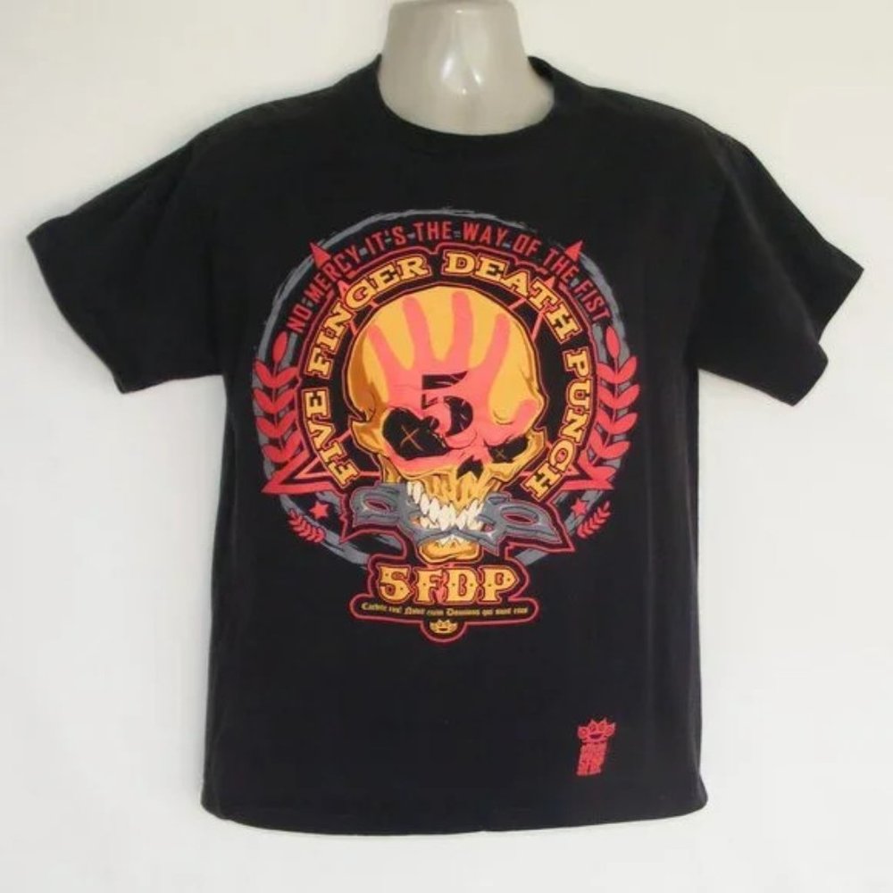 5 FINGER DEATH PUNCH Concert Tshirt, Black, 2 sided, Short sleeves